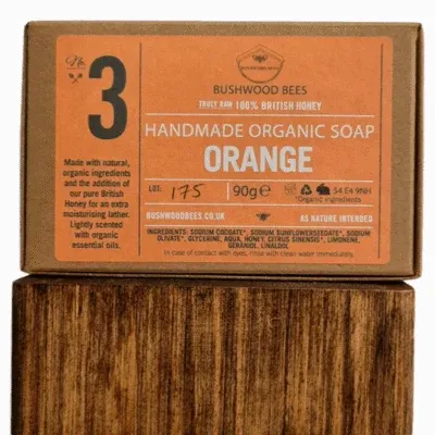 Organic Honey Soap - Orange