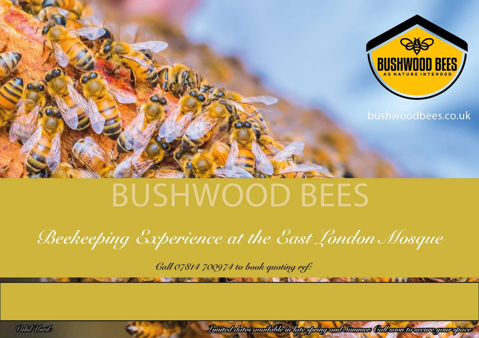 Beekeeping Experience Gift Voucher